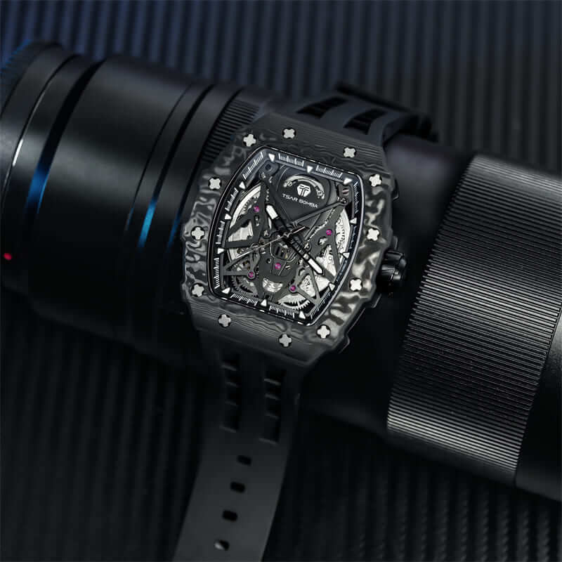 Elemental-Carbon Fiber Automatic Watch TB8207CF(Ship from DE) - Image 10