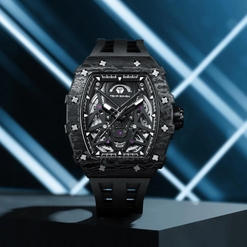 Elemental-Carbon Fiber Automatic Watch TB8207CF(Ship from DE) - Image 12