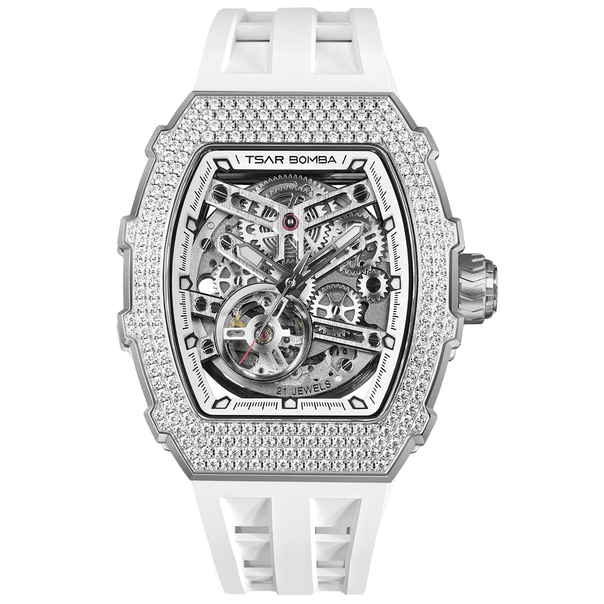 Elemental-Cubic Zirconia Automatic Watch TB8208D - Image 17