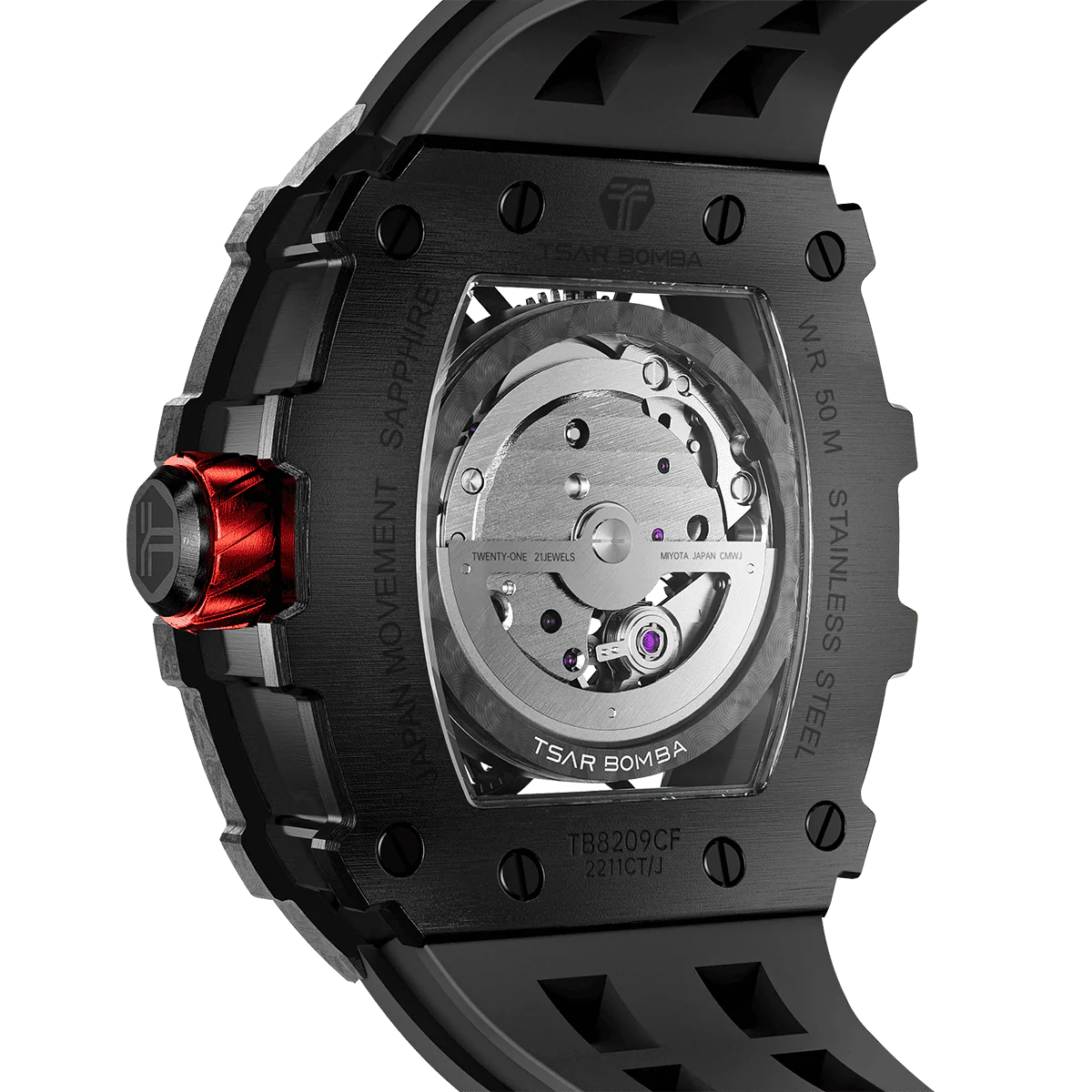 Elemental-Carbon Fiber Automatic Watch TB8209CF - Image 22