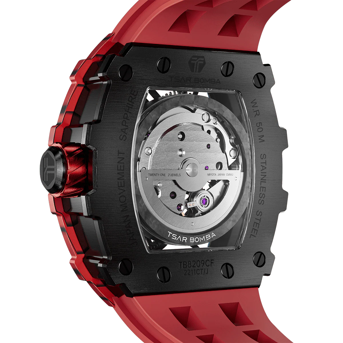 Elemental-Carbon Fiber Automatic Watch TB8209CF - Image 8