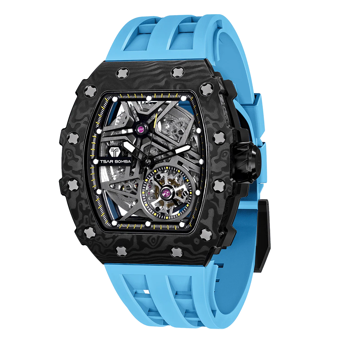 Elemental-Carbon Fiber Automatic Watch TB8209CF - Image 16