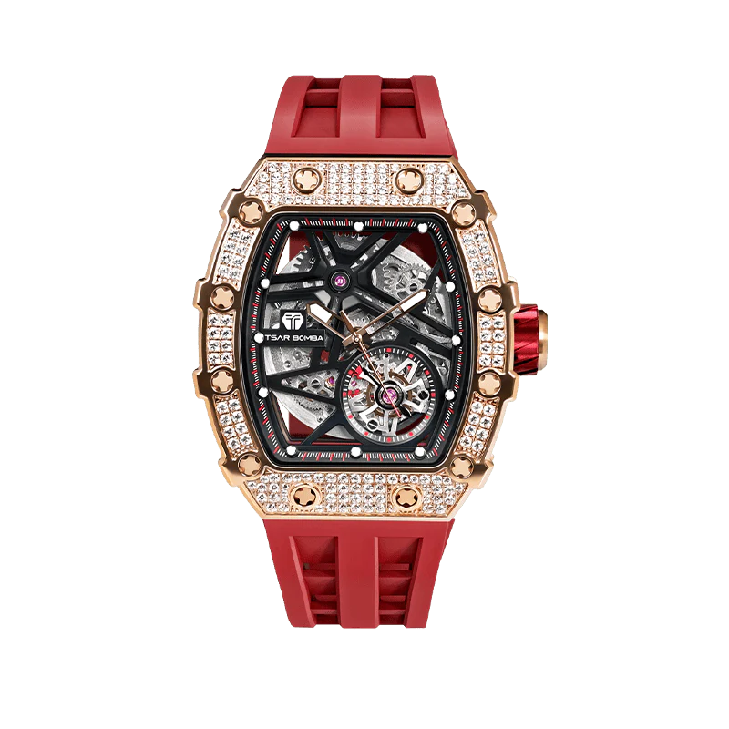 Elemental-Cubic Zirconia Automatic Watch TB8209D(EU) - Image 3