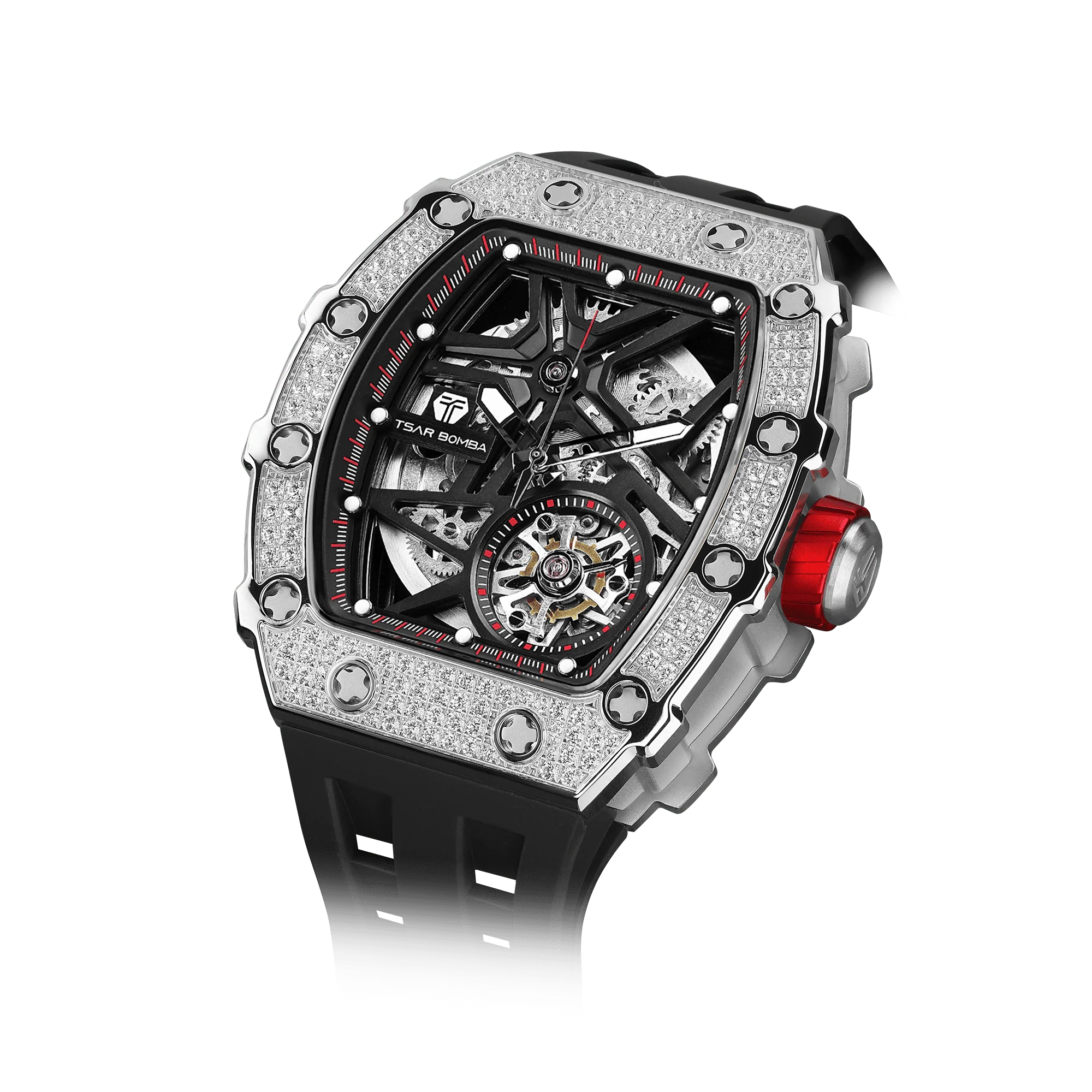 Elemental-Cubic Zirconia Automatic Watch TB8209D(US) - Image 4
