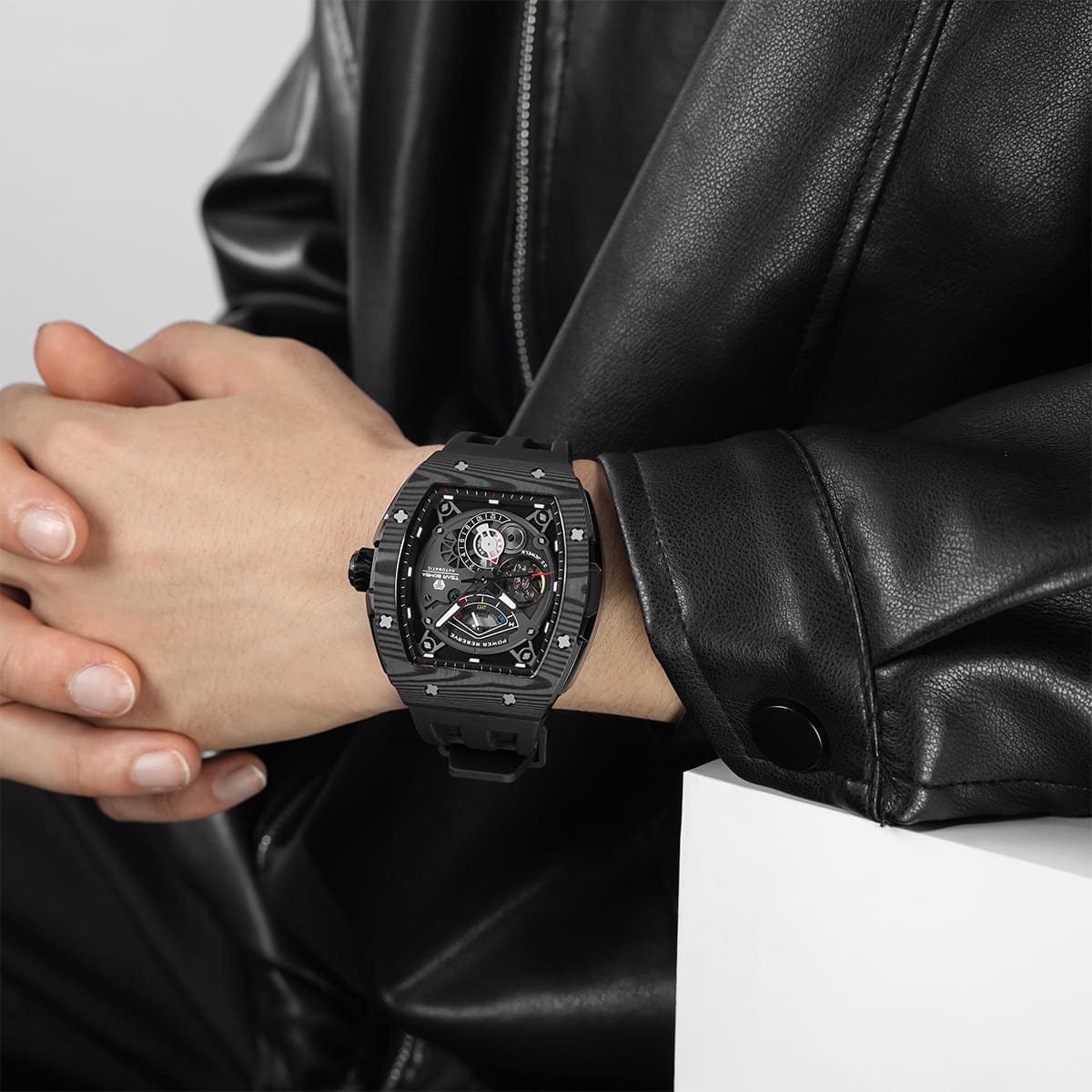 Elemental-Carbon Fiber Automatic Watch TB8210CF - Image 18