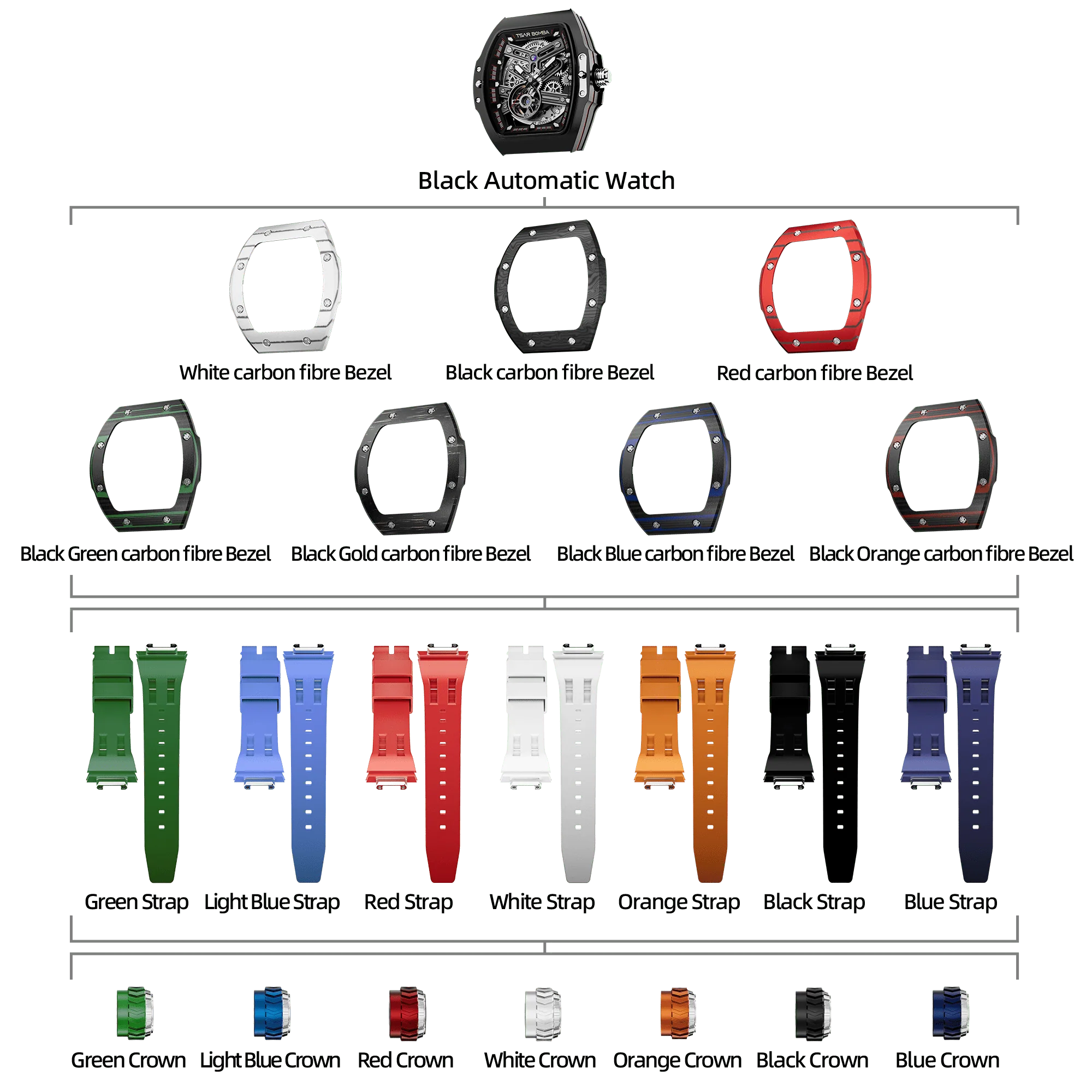 Atomic-Interchangeable Automatic Watch Combo (7-in-1) - Image 26