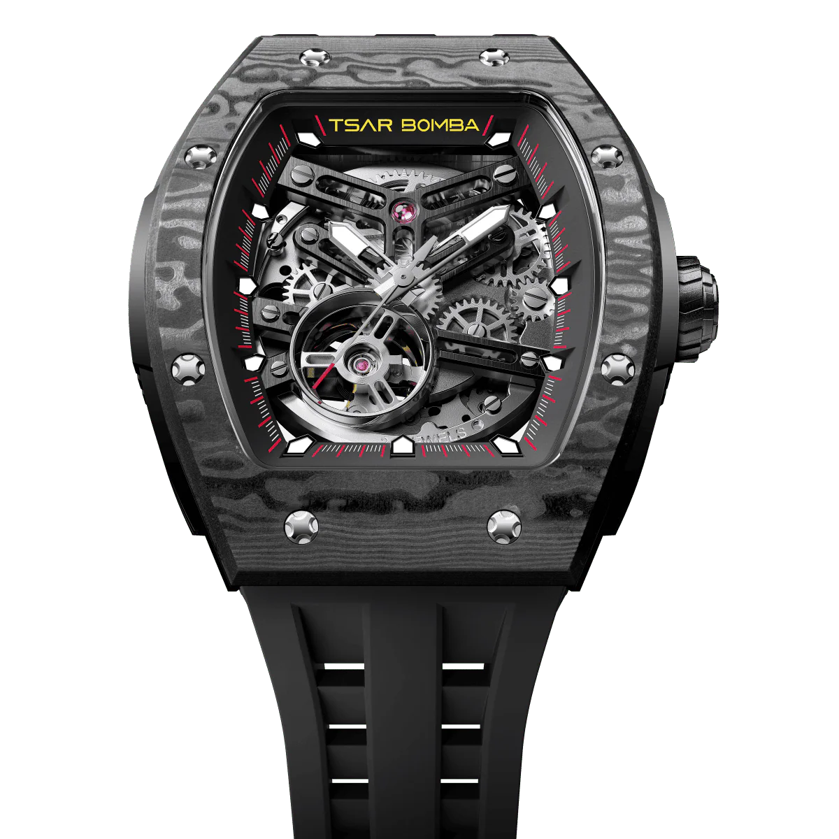 Elemental-Carbon Fiber Automatic Watch TB8228CF - Image 10