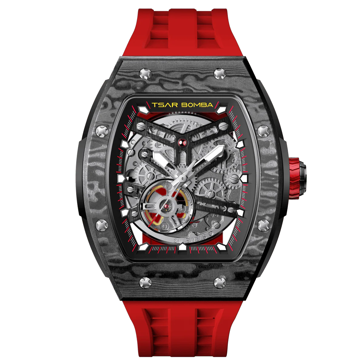 Elemental-Carbon Fiber Automatic Watch TB8228CF - Image 13